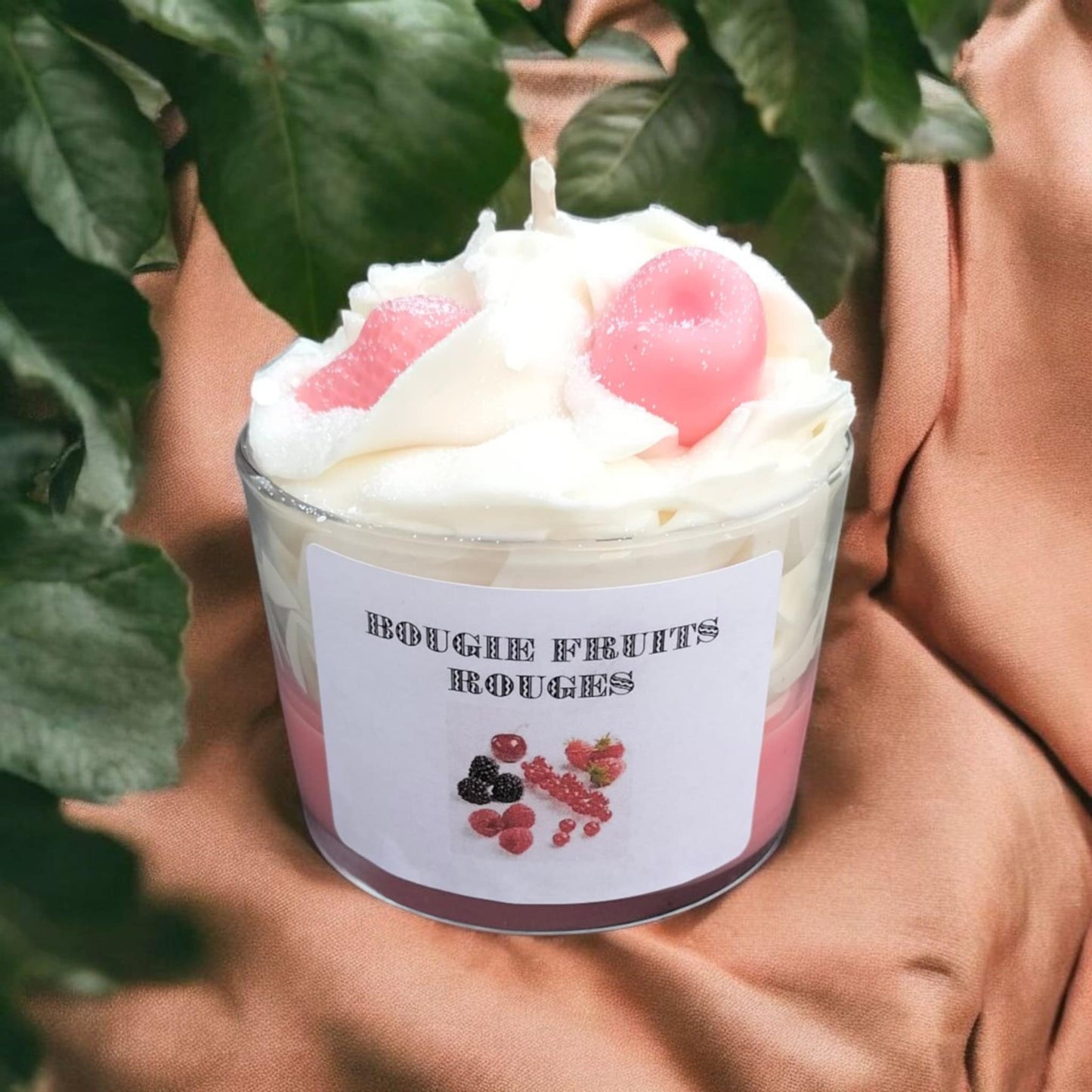 Bougie gourmande fruits rouges