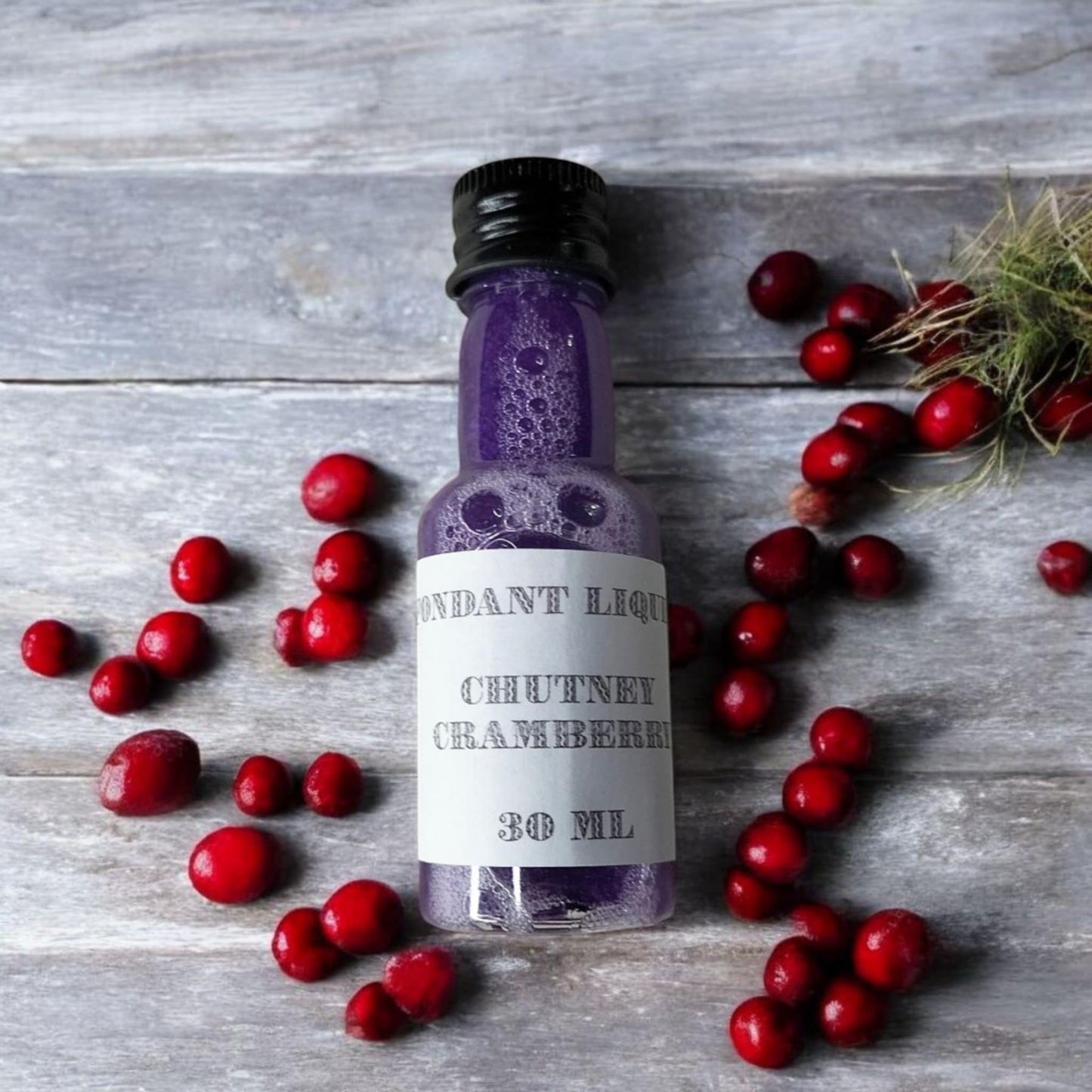 Fondant liquide chutney cranberry