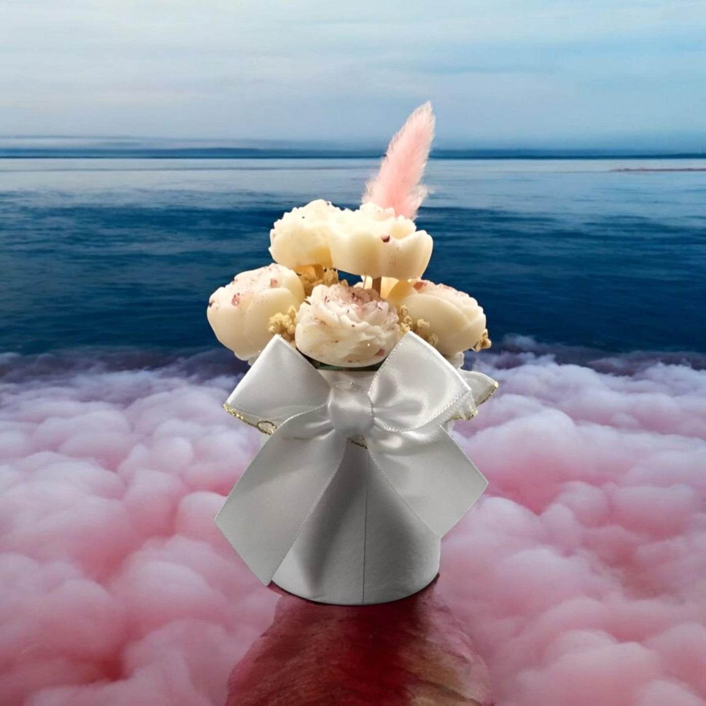 Mini bouquet barbe à papa