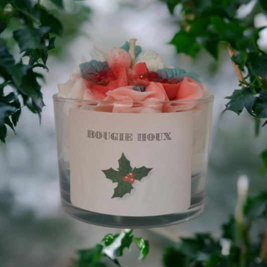 Bougie gourmande houx