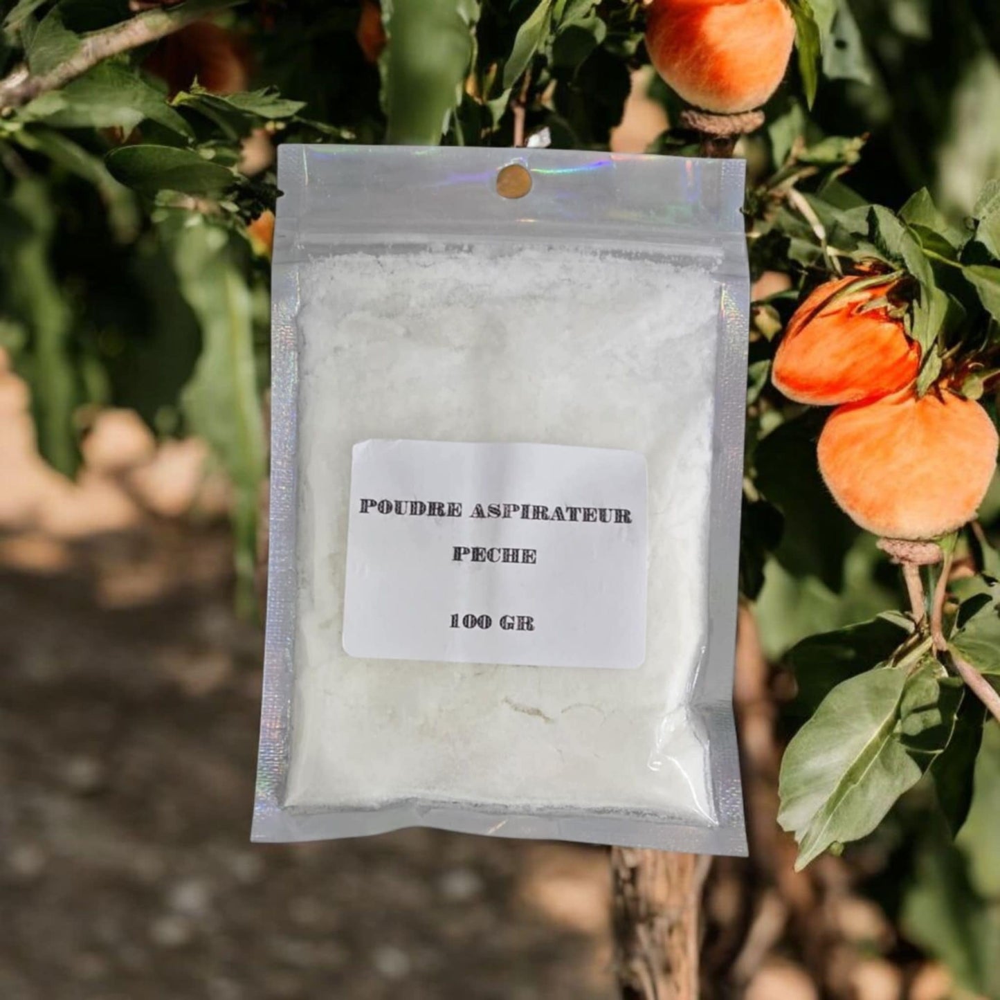 Poudre parfumée pêche